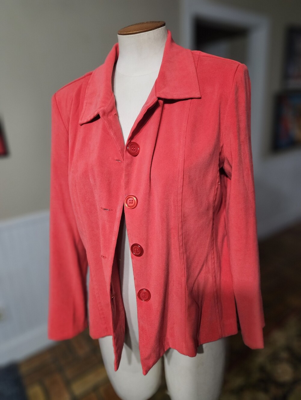 Vtg 90s Melissa Harper Blazer Jacket 10P